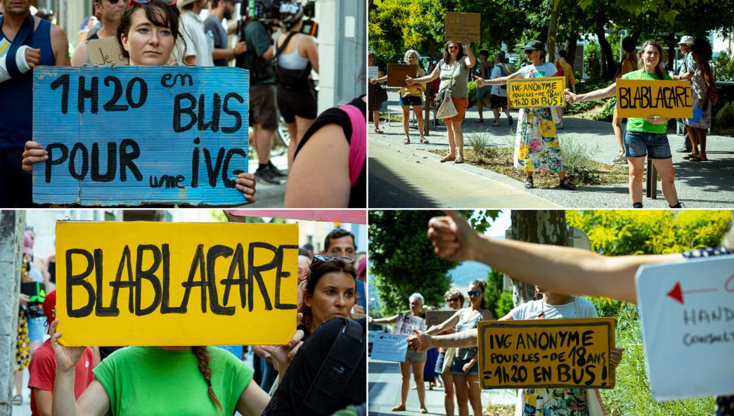 Des centaines de manifestants dénoncent la fermeture des centres de santé sexuelle dans la Drôme